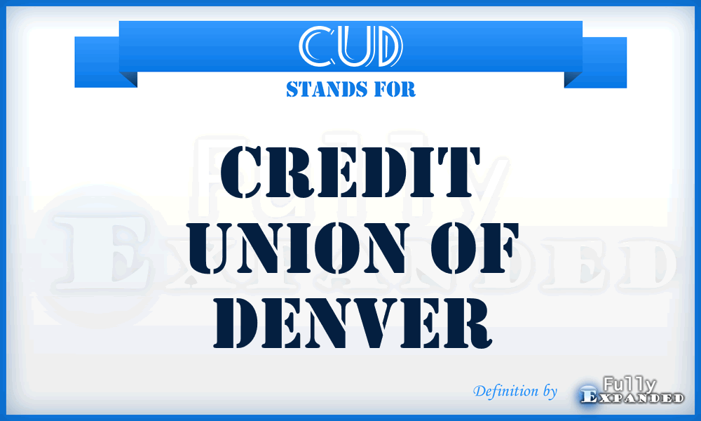 CUD - Credit Union of Denver