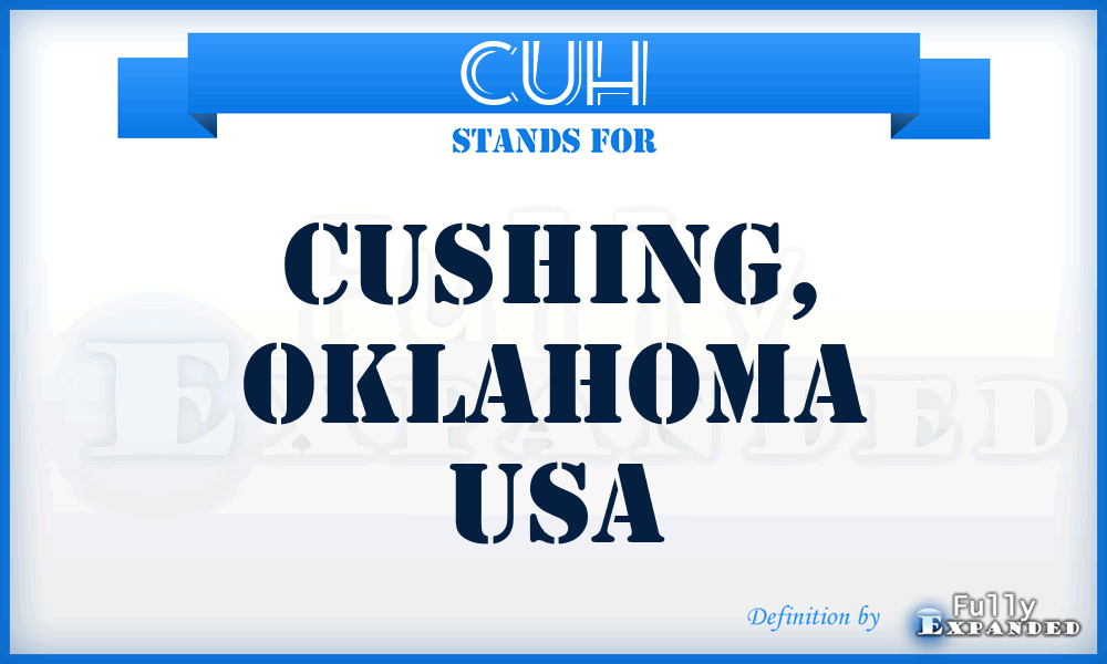 CUH - Cushing, Oklahoma USA