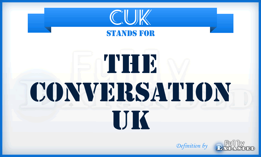 CUK - The Conversation UK