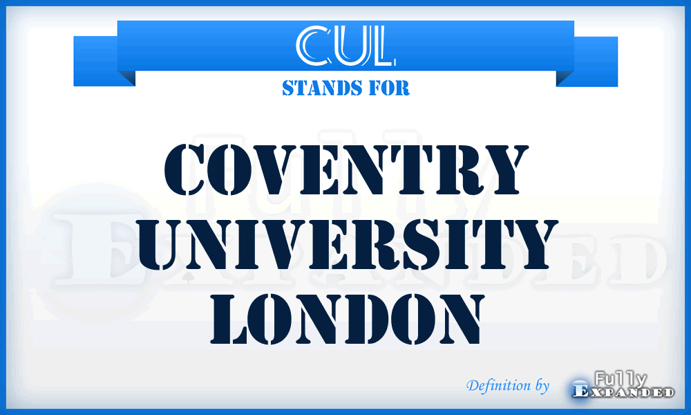 CUL - Coventry University London