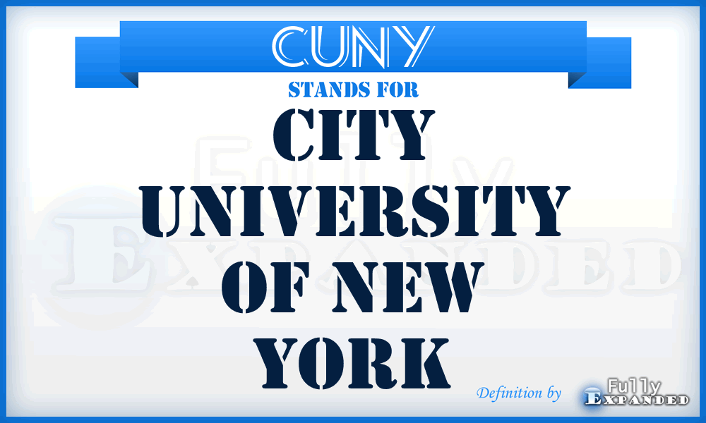 CUNY - City University of New York