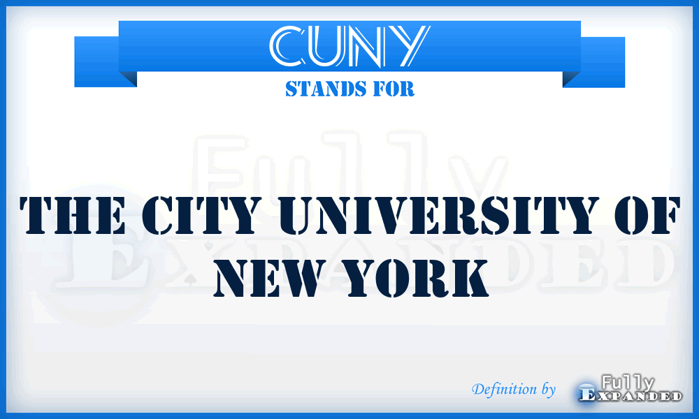 CUNY - The City University of New York