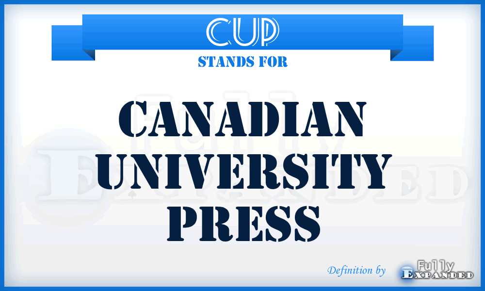 CUP - Canadian University Press