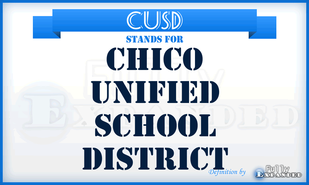 CUSD - Chico Unified School District