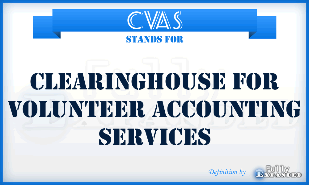 CVAS - Clearinghouse for Volunteer Accounting Services