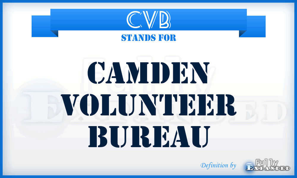 CVB - Camden Volunteer Bureau