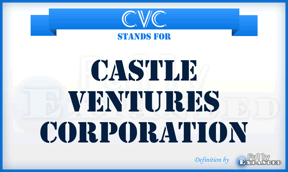 CVC - Castle Ventures Corporation