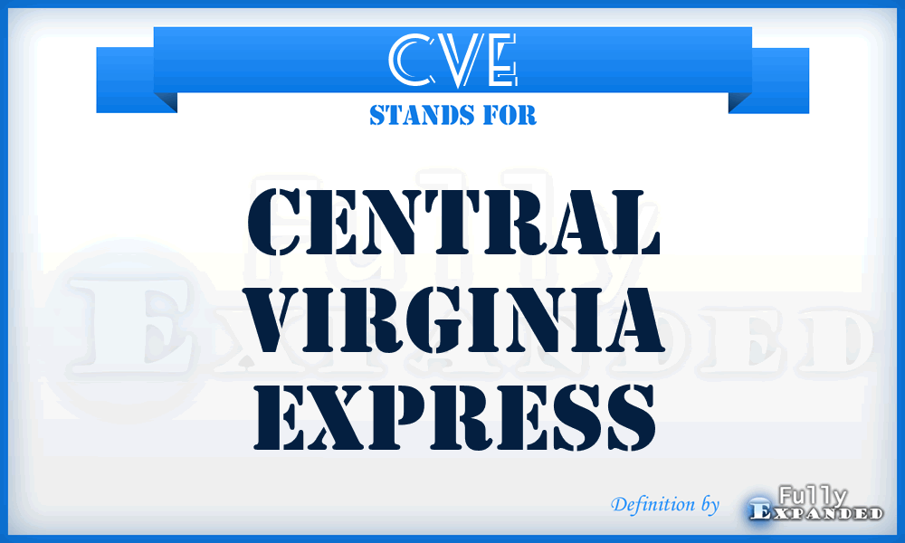 CVE - Central Virginia Express