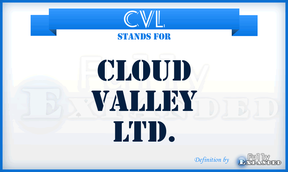 CVL - Cloud Valley Ltd.