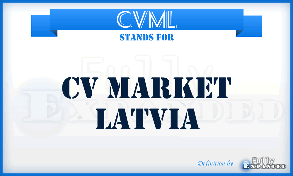 CVML - CV Market Latvia