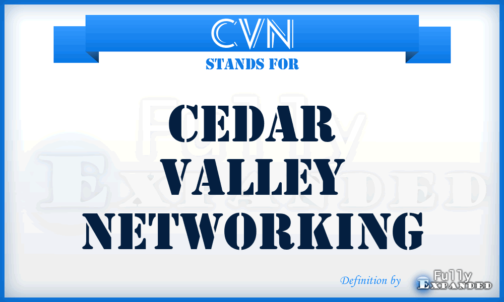 CVN - Cedar Valley Networking