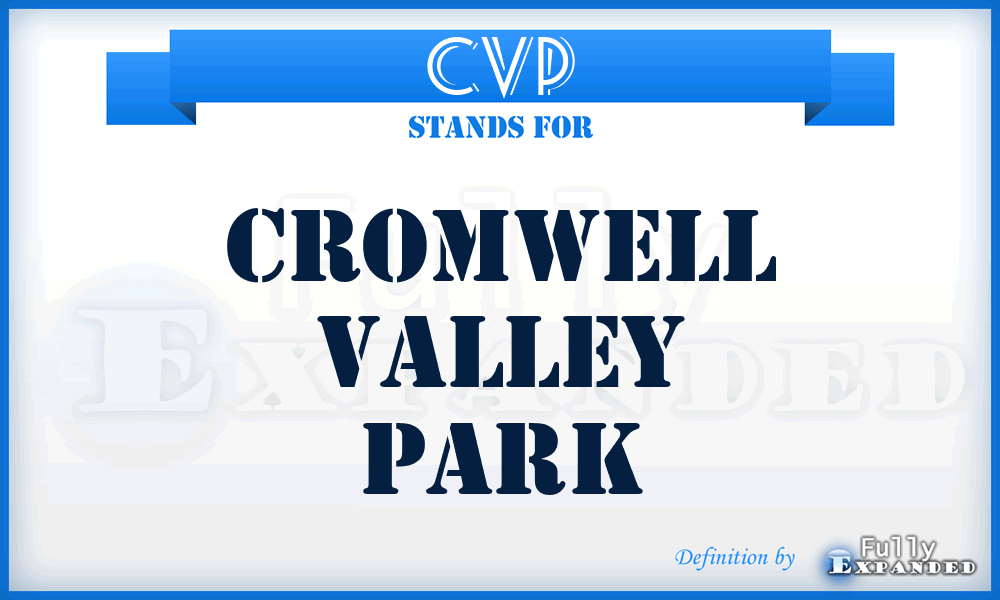 CVP - Cromwell Valley Park