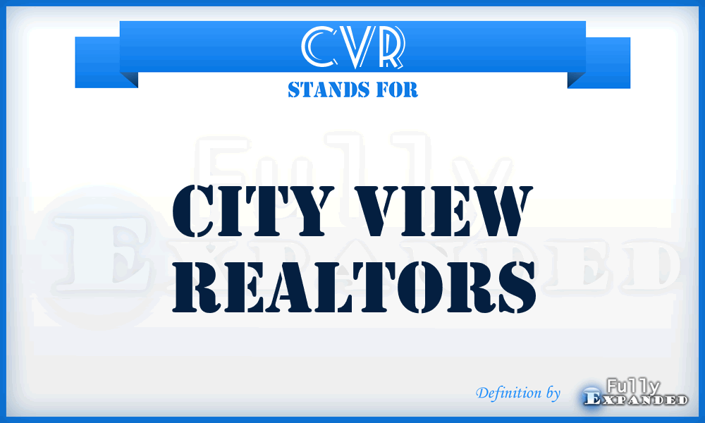 CVR - City View Realtors