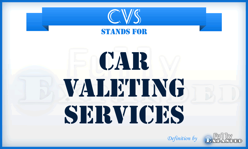 CVS - Car Valeting Services