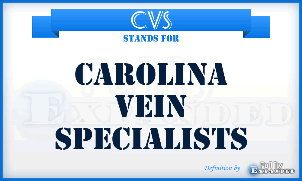 CVS - Carolina Vein Specialists