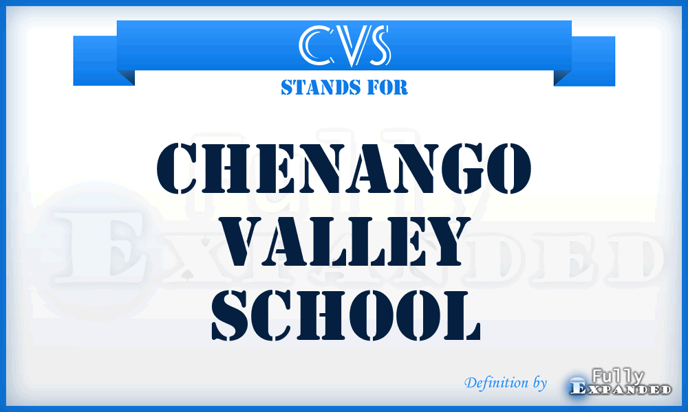 CVS - Chenango Valley School