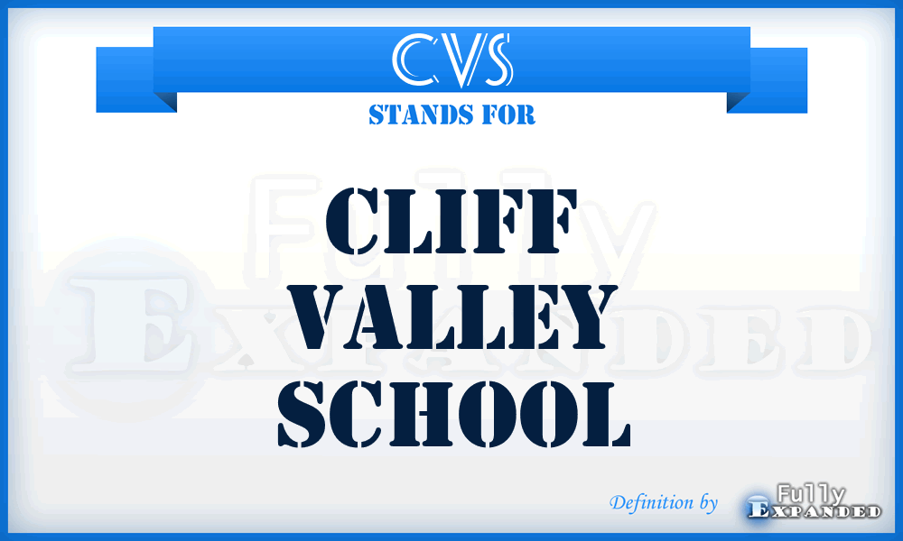 CVS - Cliff Valley School