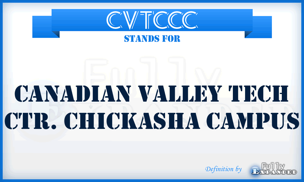 CVTCCC - Canadian Valley Tech Ctr. Chickasha Campus