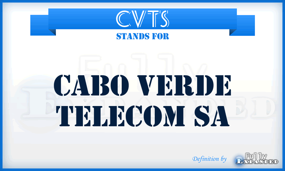 CVTS - Cabo Verde Telecom Sa