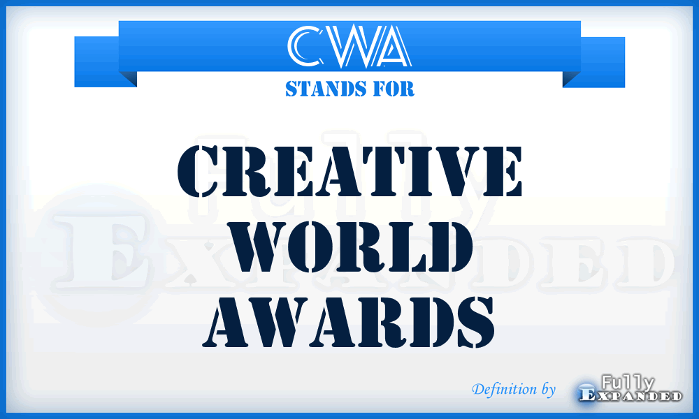 CWA - Creative World Awards