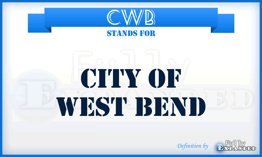 CWB - City of West Bend