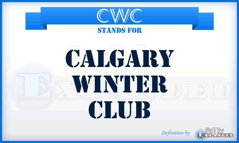 CWC - Calgary Winter Club