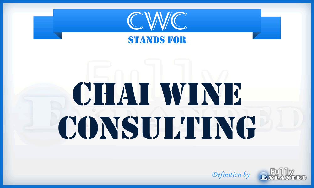 CWC - Chai Wine Consulting
