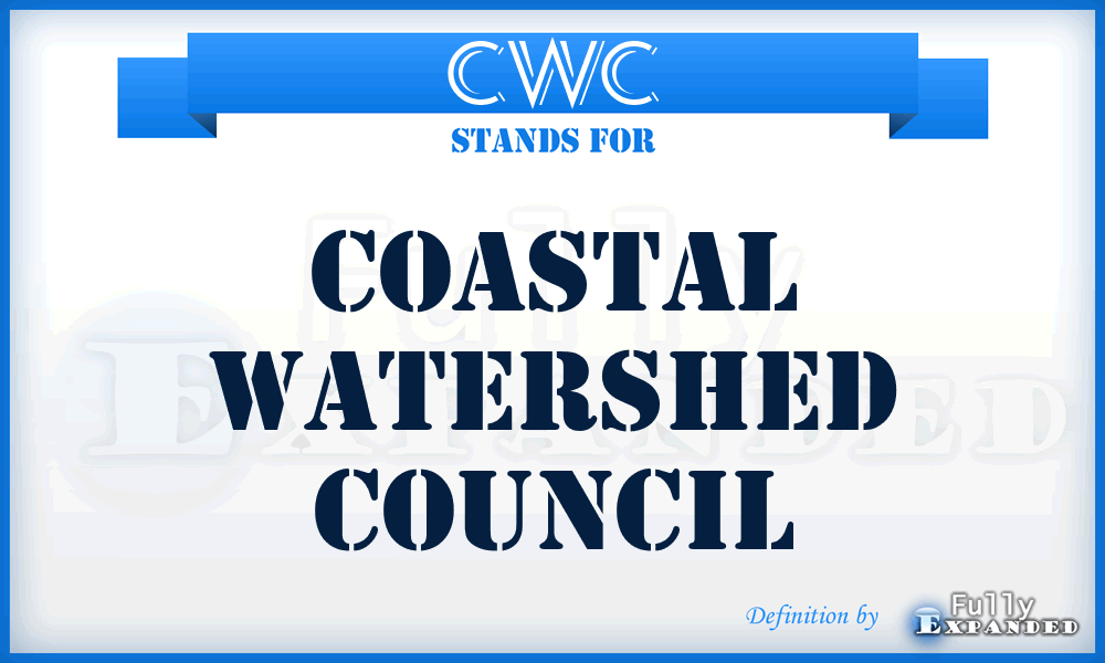 CWC - Coastal Watershed Council