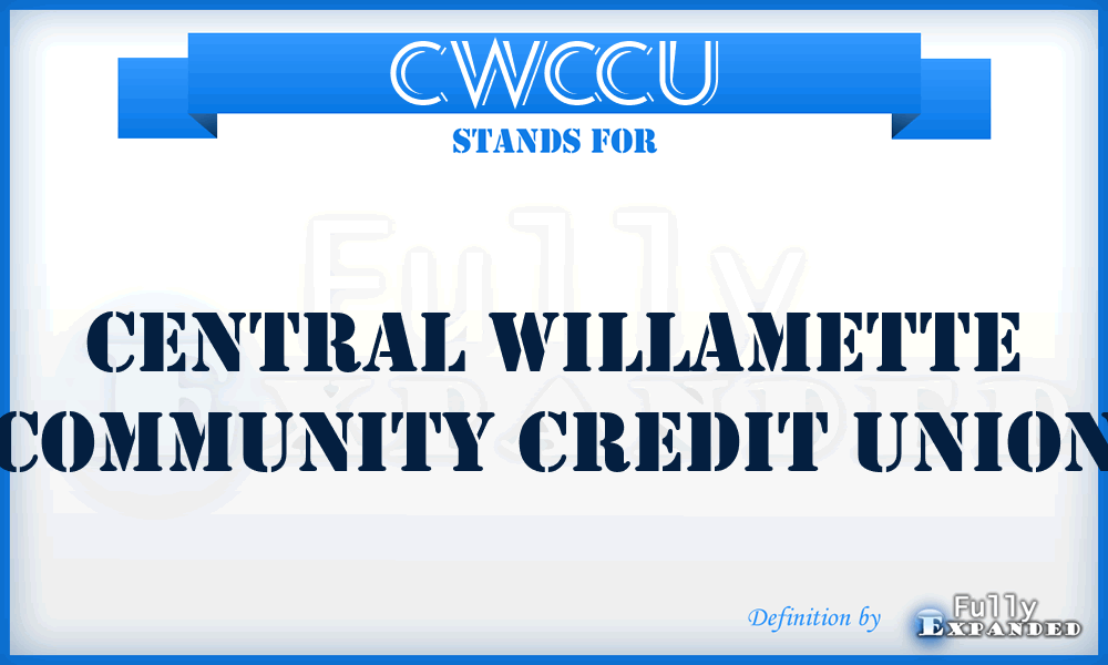 CWCCU - Central Willamette Community Credit Union