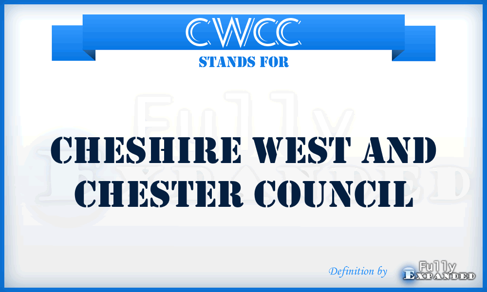 CWCC - Cheshire West and Chester Council