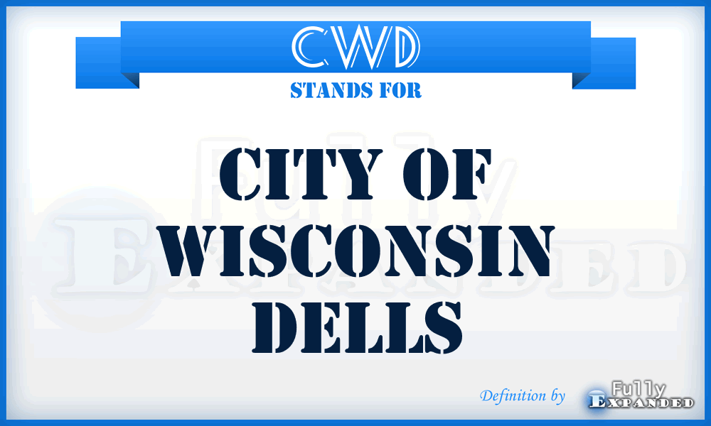 CWD - City of Wisconsin Dells