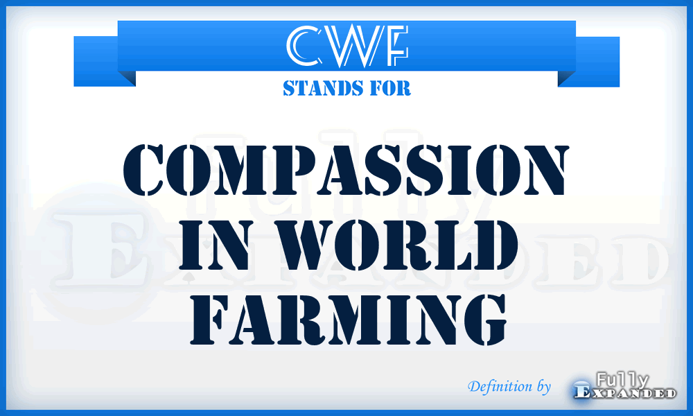 CWF - Compassion in World Farming