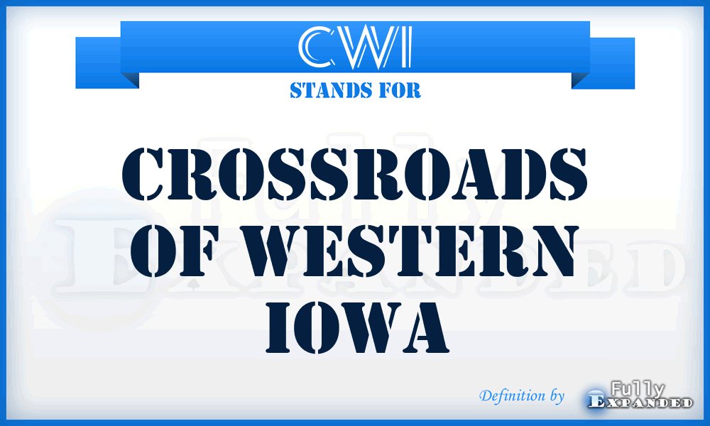 CWI - Crossroads of Western Iowa