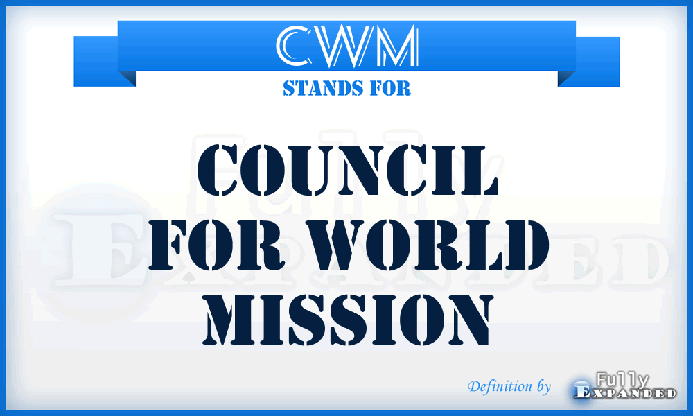 CWM - Council for World Mission