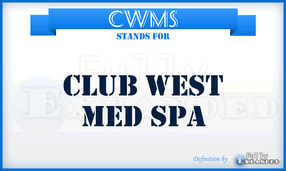 CWMS - Club West Med Spa