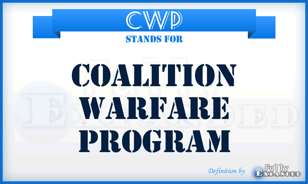 CWP - Coalition Warfare Program
