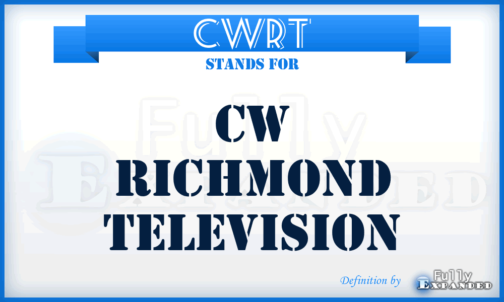 CWRT - CW Richmond Television