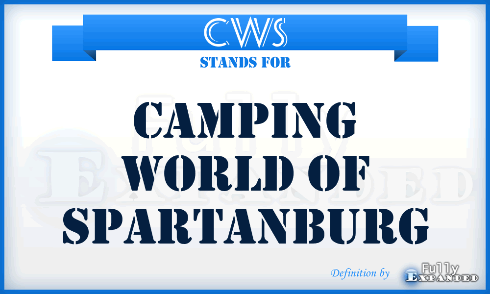 CWS - Camping World of Spartanburg