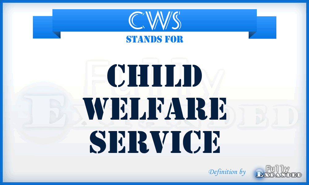 CWS - Child Welfare Service