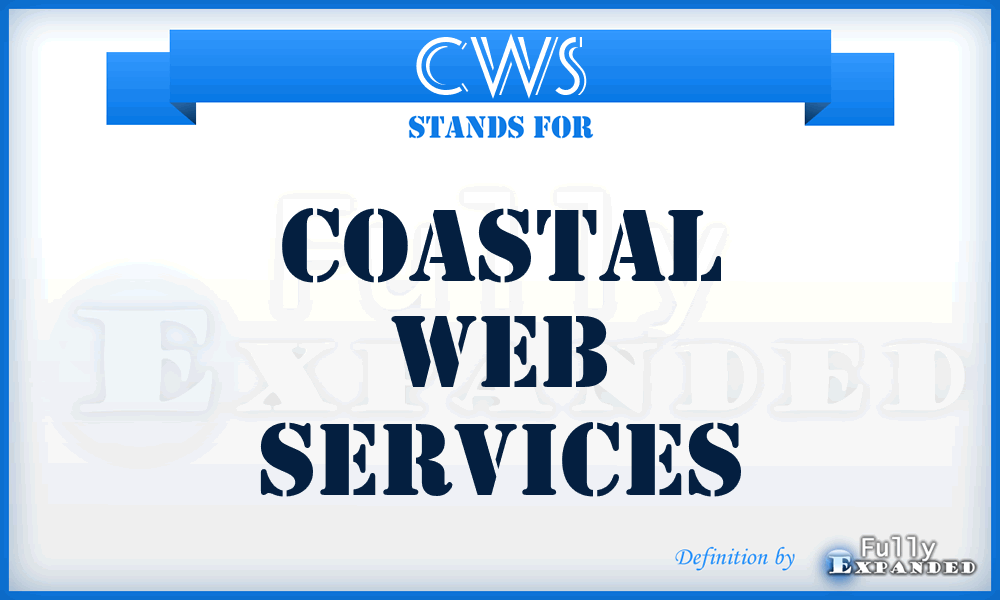 CWS - Coastal Web Services