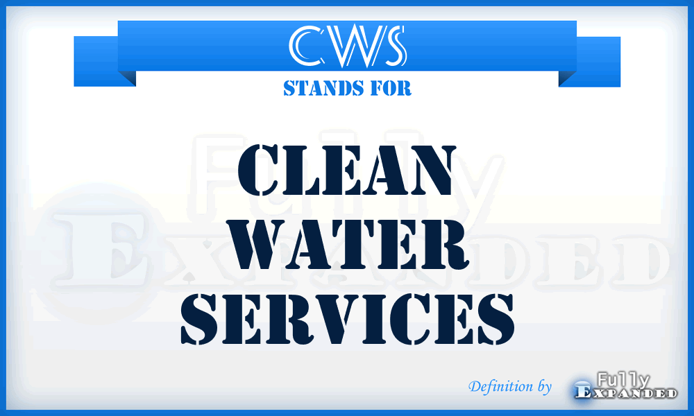 CWS - Clean Water Services