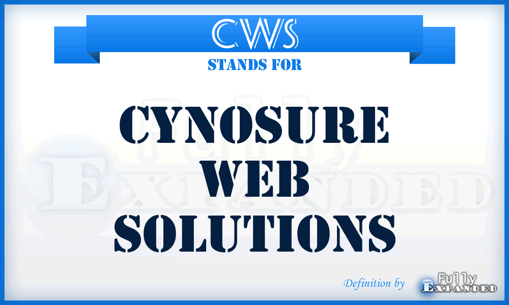 CWS - Cynosure Web Solutions