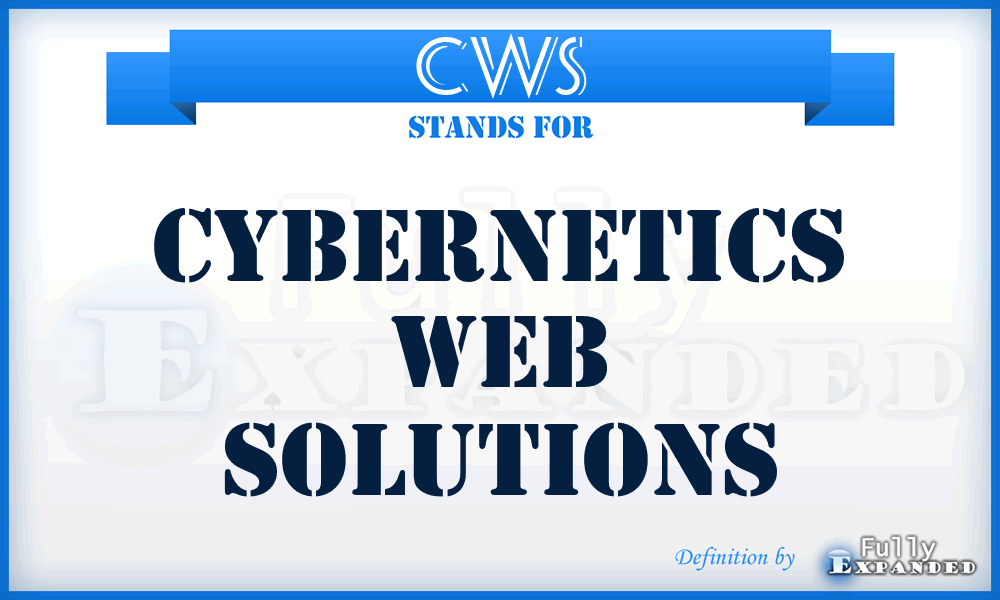 CWS - Cybernetics Web Solutions