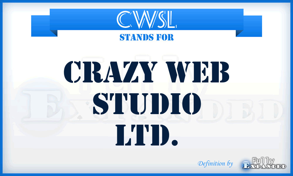 CWSL - Crazy Web Studio Ltd.