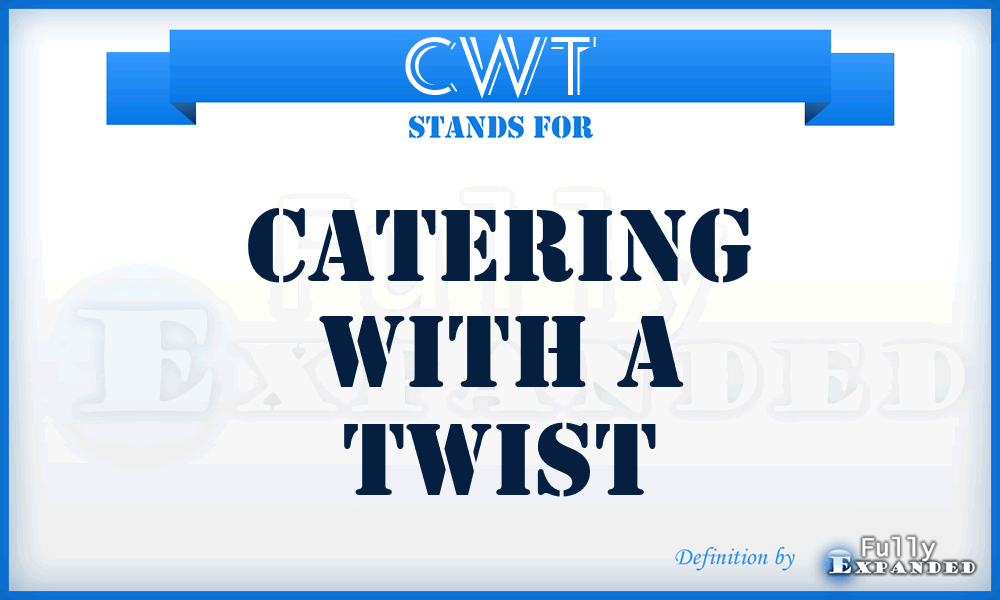 CWT - Catering With a Twist