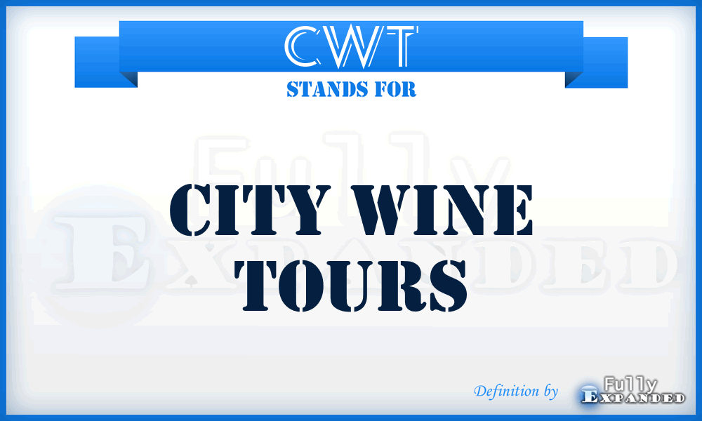 CWT - City Wine Tours