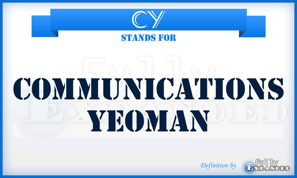 CY - Communications Yeoman