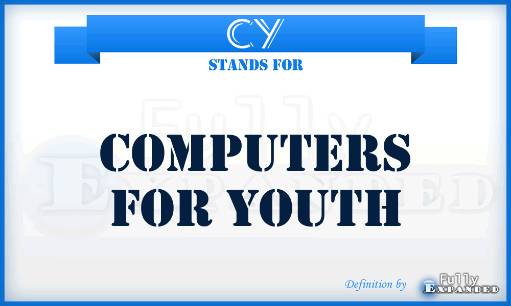CY - Computers for Youth