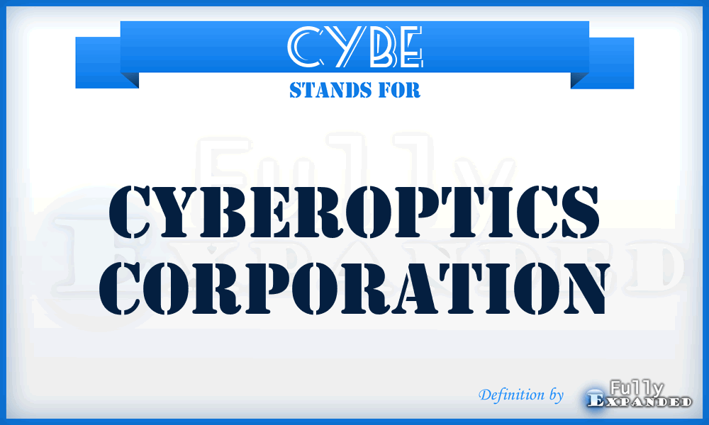 CYBE - CyberOptics Corporation