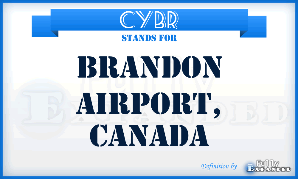 CYBR - Brandon Airport, Canada